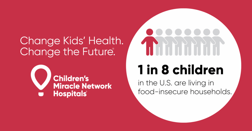 Nourishing Futures: How You’re Helping Children’s Miracle Network Hospitals Fight Food Insecurity
