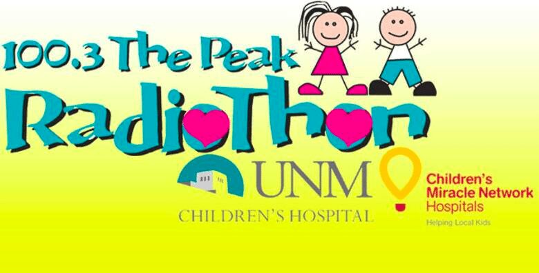 Albuquerque’s 100.3 The Peak Raises Over $180,000 For UNM Children’s Hospital!